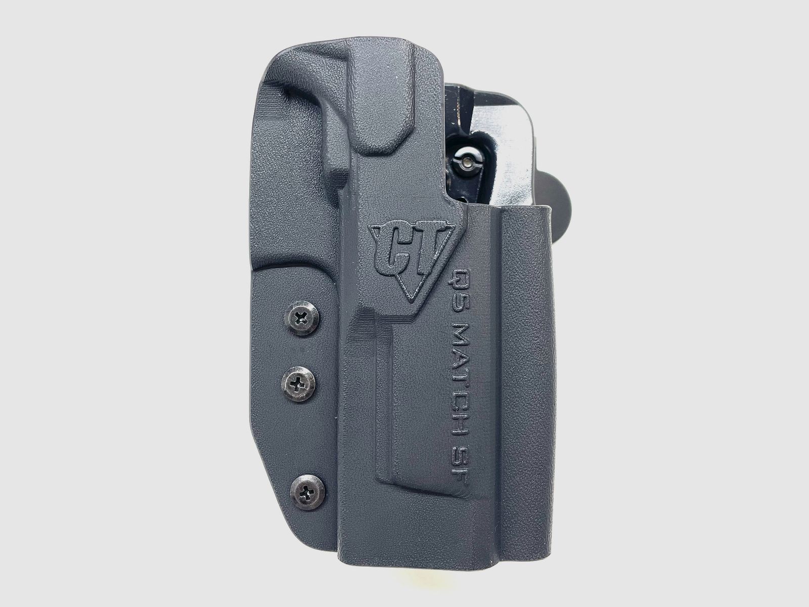 Comp-Tac Kydex Holster INTERNATIONAL für Walther Pistole Q5 MatcH Steel Frame 5" links schwarz