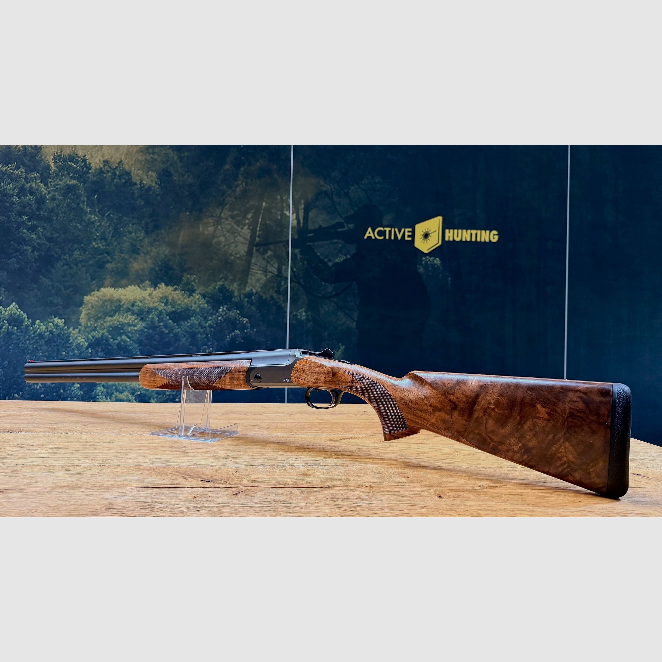 Blaser F16 Game 12/70 / HK 6 / Mattierter Schaft / 5 Briley Wechselchokes / Custom Leuchtkorn