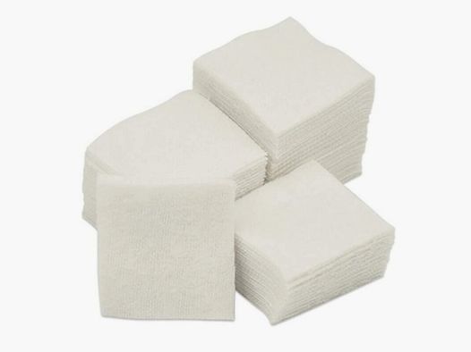 Schoonmaakpatches Bore Tech Square 1 inch per 250 stuks voor .22 calibers