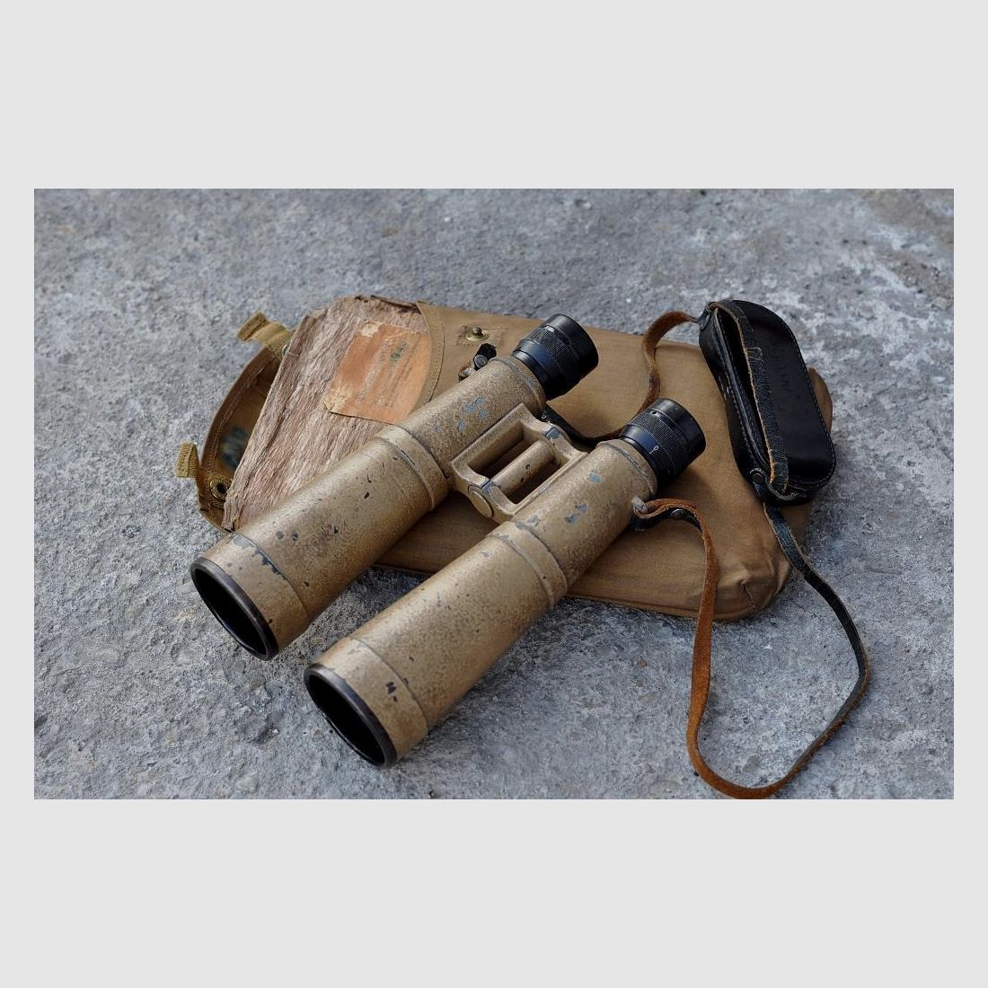 Dienstglas Afrika Korps 10x50 aus Wk2 