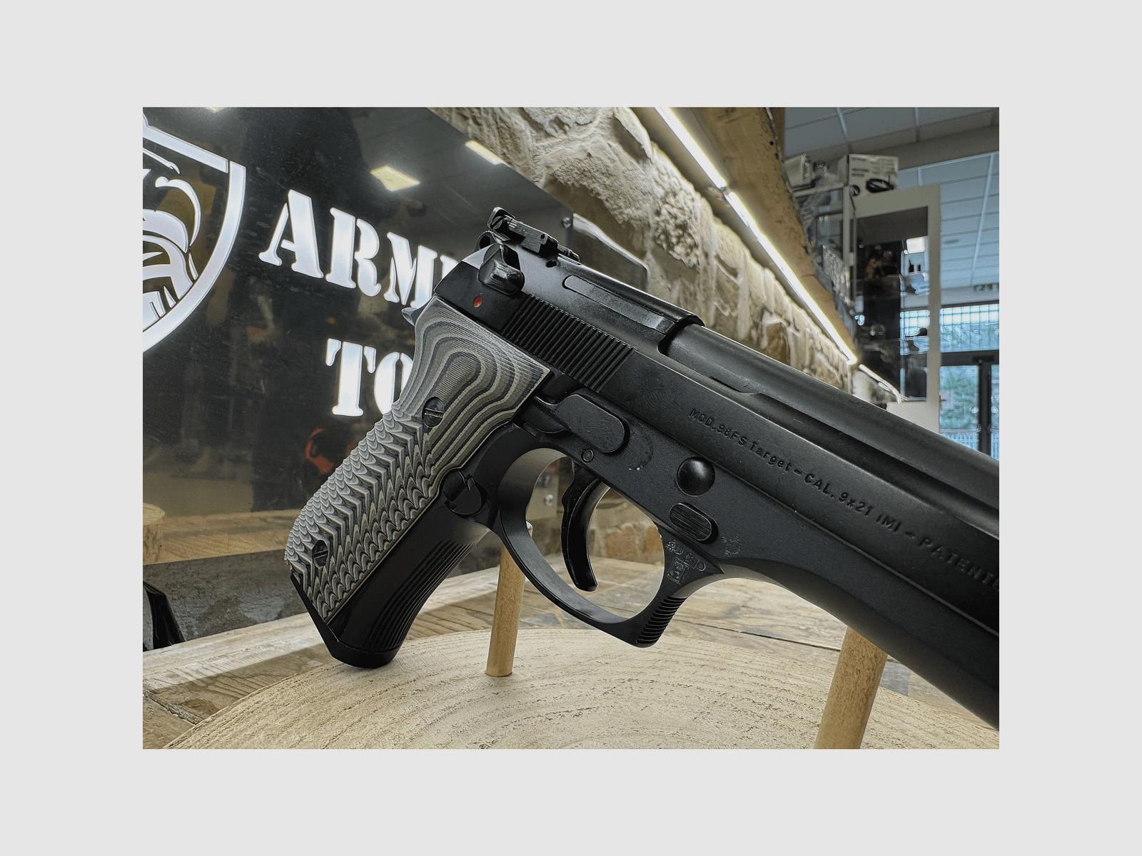 USATO – PISTOLA – BERETTA MOD. 98FS TARGET cal. 9×21, immagine 4 di 5