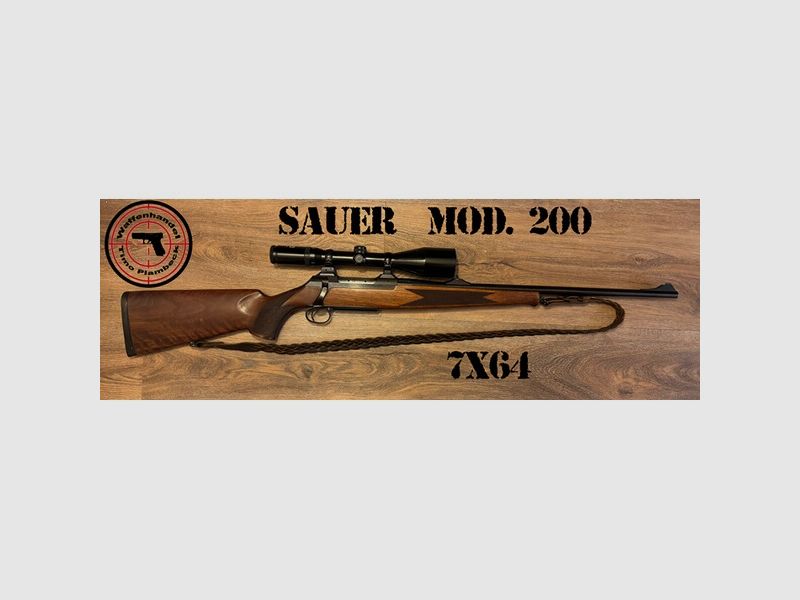 Repetierbüchse  SAUER  Mod. 200  im Kaliber 7x64  mit Schmidt & Bender Zielfernrohr