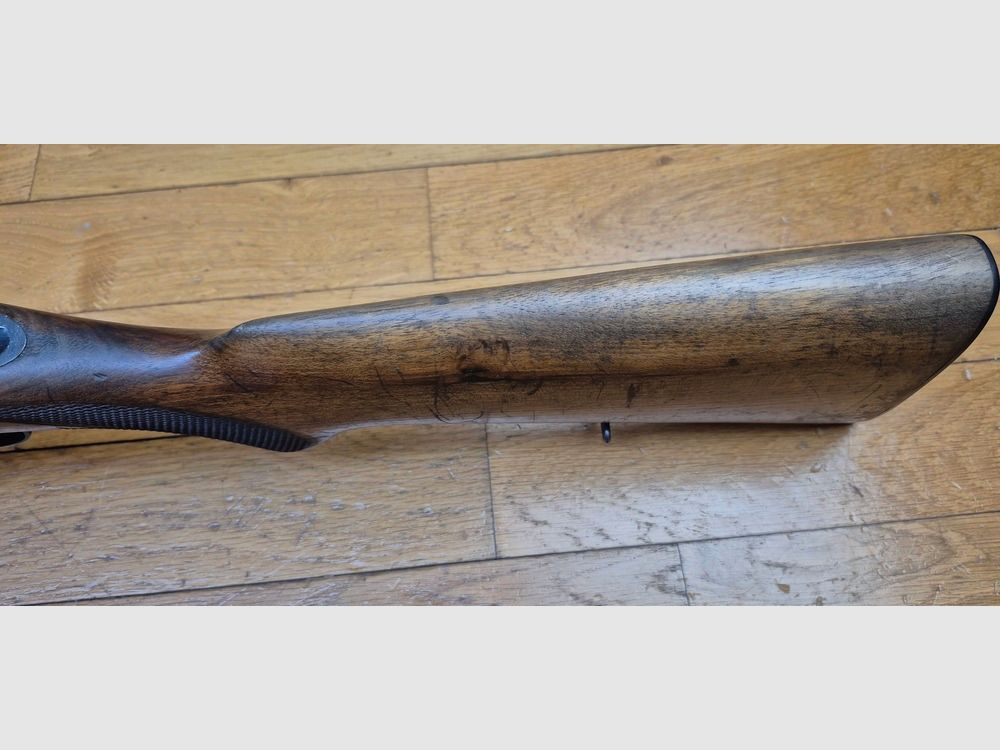 Sehr schöne Trainingsbüchse Walther Sport Modell V – Zeit des Dritten Reichs – Vor-Kriegswaffen 1937/1938 – Wahrscheinlich weniger als 38.000 Exemplare produziert – Holz in TBE++ – Ausgezeichnete Mechanik – Wunderschöner Lauf mit sehr schönen Zügen – TBE++, Bild 18 von 36