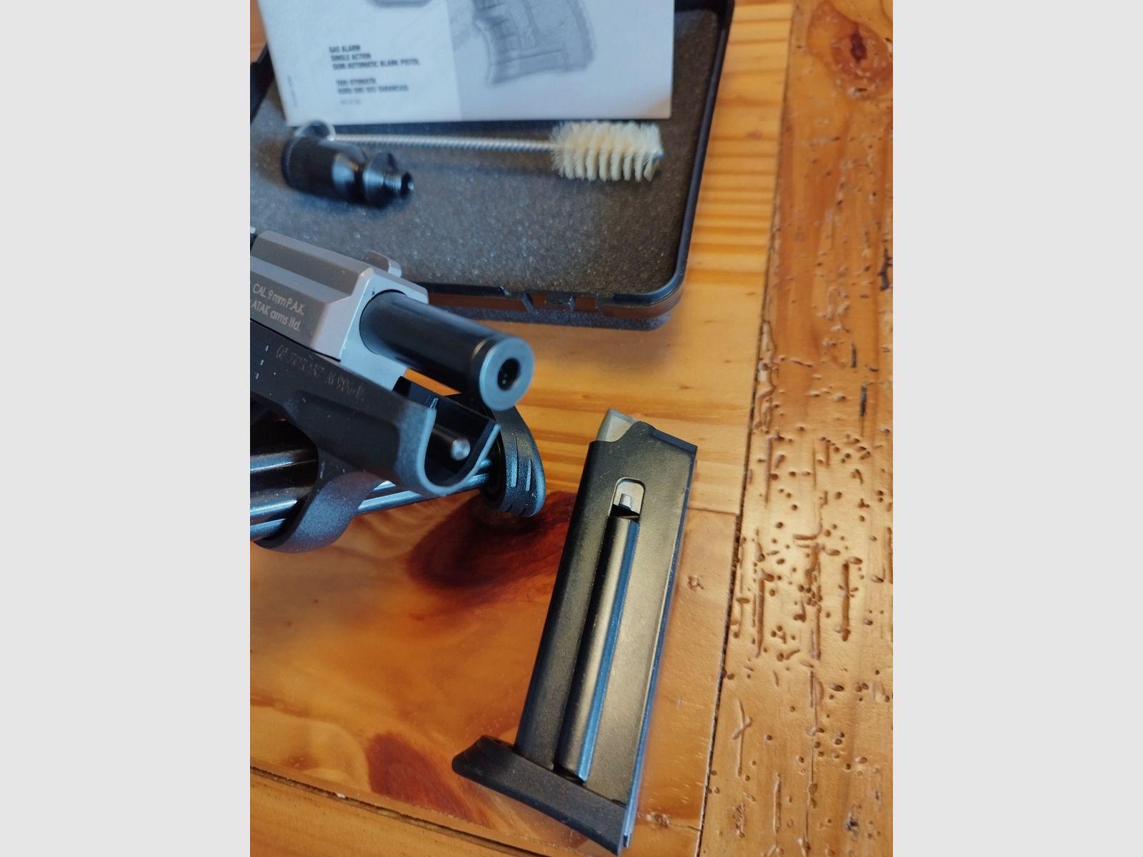 Zoraki 906 Schreckschuss Pistole 9mm Titan-Optik  Defense Set !!Neuware!!
