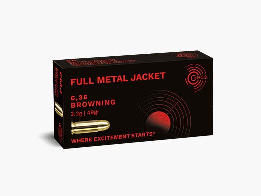 6.35 Browning Geco FMJ 3.2g