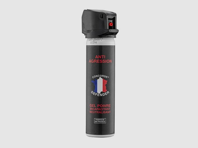 Aerosol Gel al Pepe Anti Aggressione 75 ML Concorde Defender, immagine 1 di 6