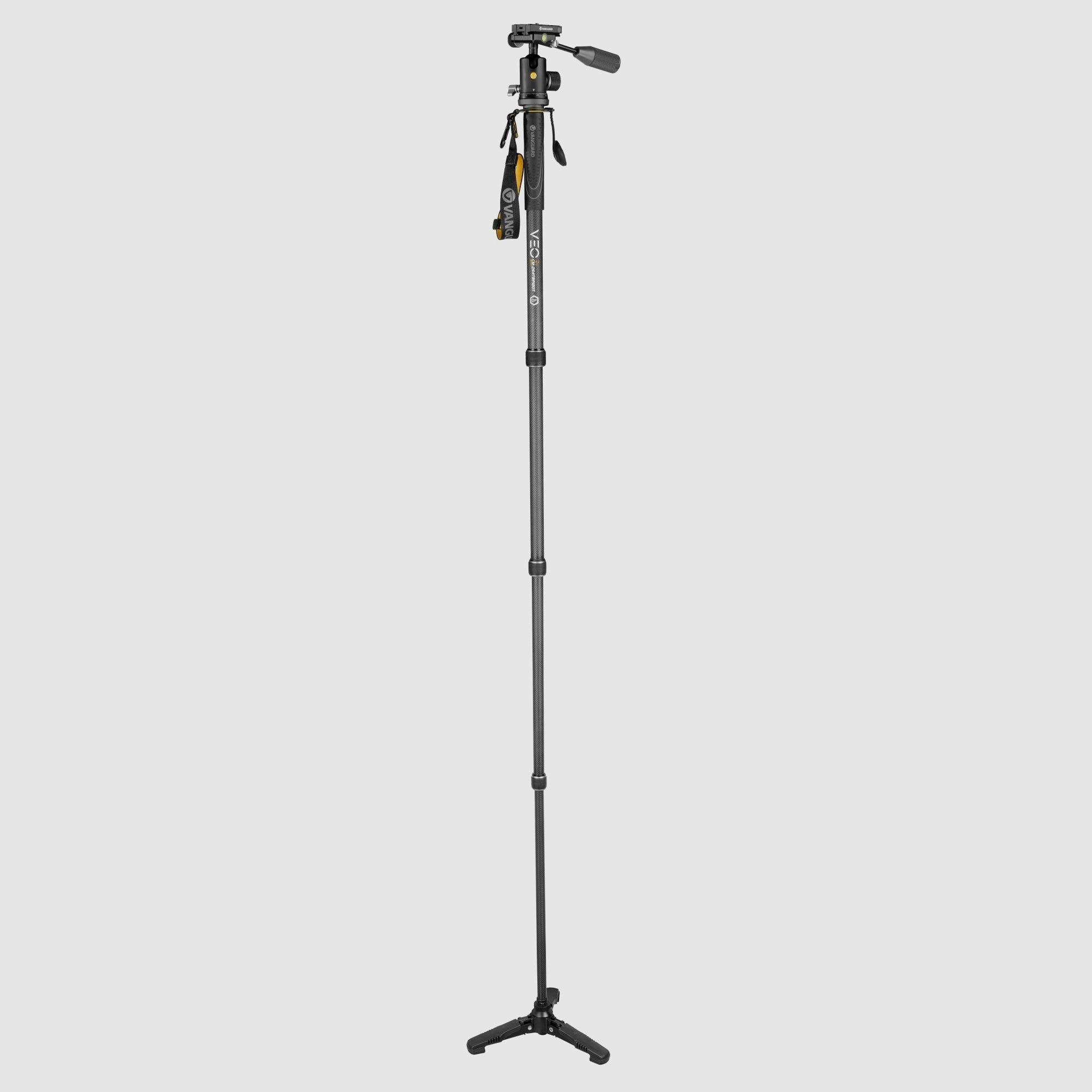 Vanguard Veo 2S CM-264TBP120T – Monopod węglowy z wysuwną stopą, głowica kulowa, zdjęcie 3 z 8