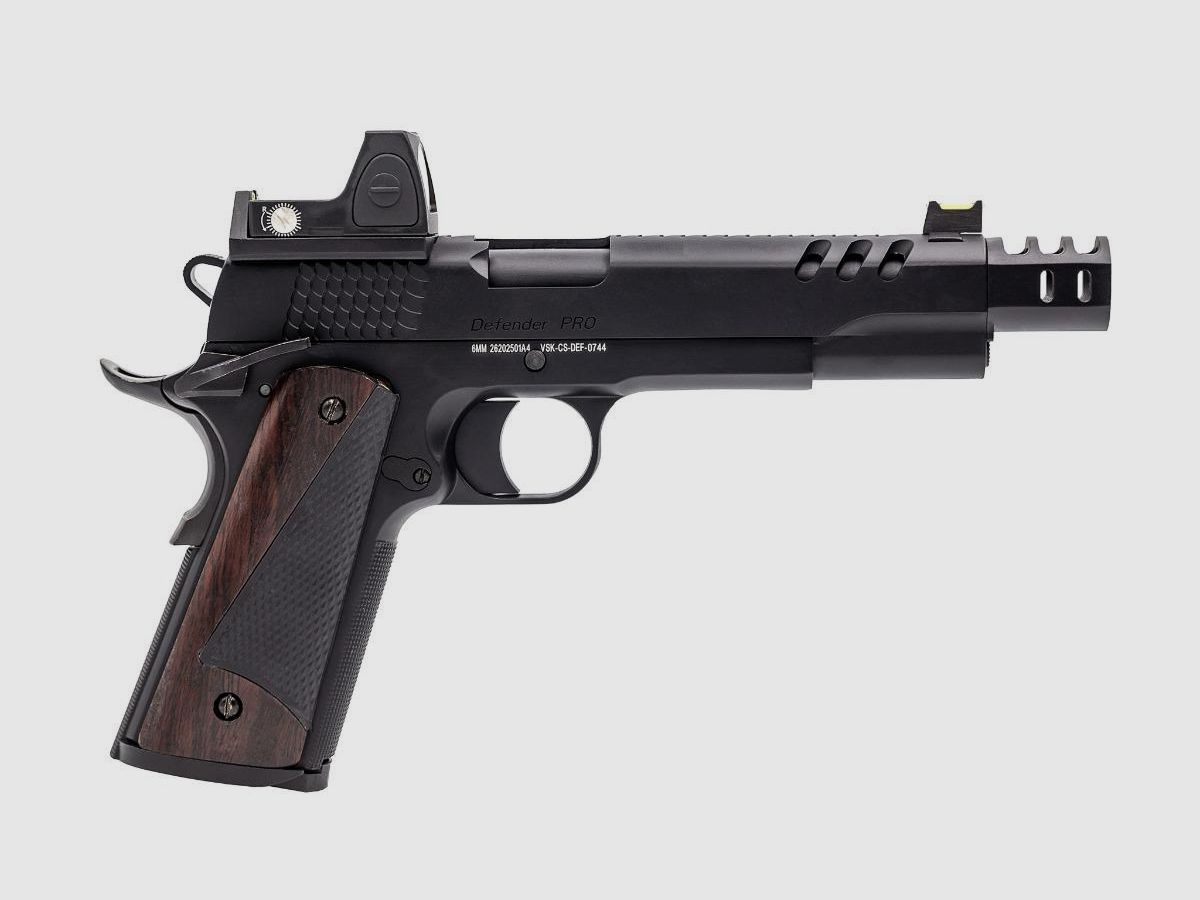 REPLIK GBB GAS VORSK CS DEFENDER PRO MEU KOMPLETT SCHWARZ 1,0J + BDS, Bild 3 von 4