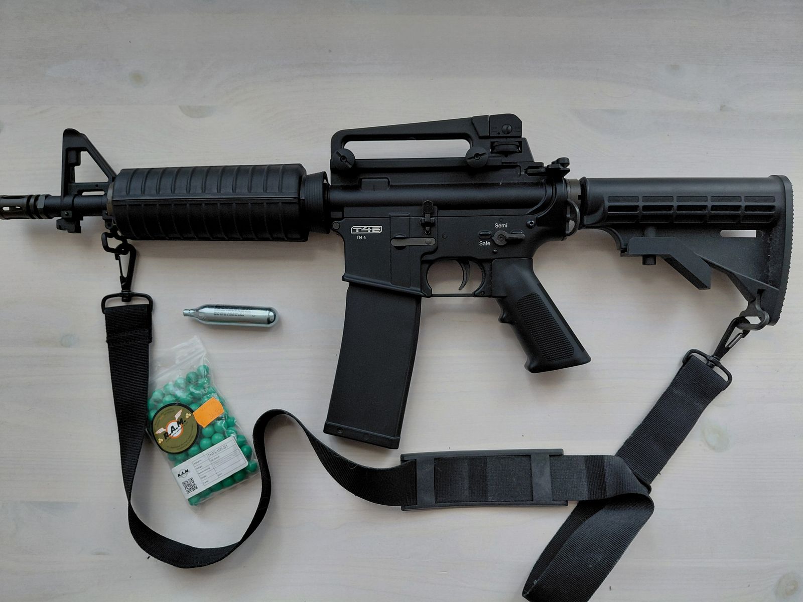 T4E TM4 CO2 RAM Gewehr Kal. 43 schwarz gebraucht