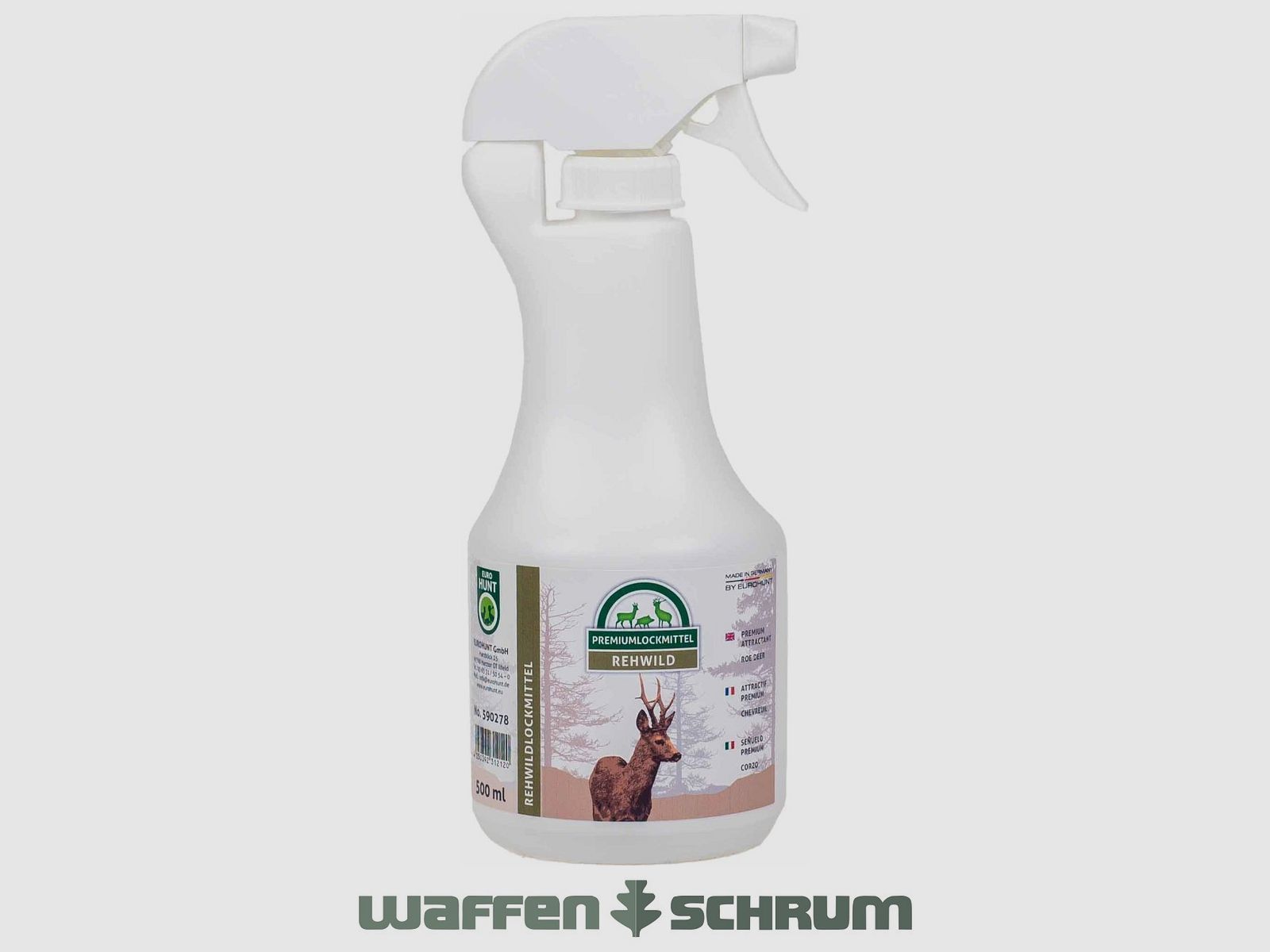 Eurohunt Rehwildlockmittel 500ml Pumpsprühflasche