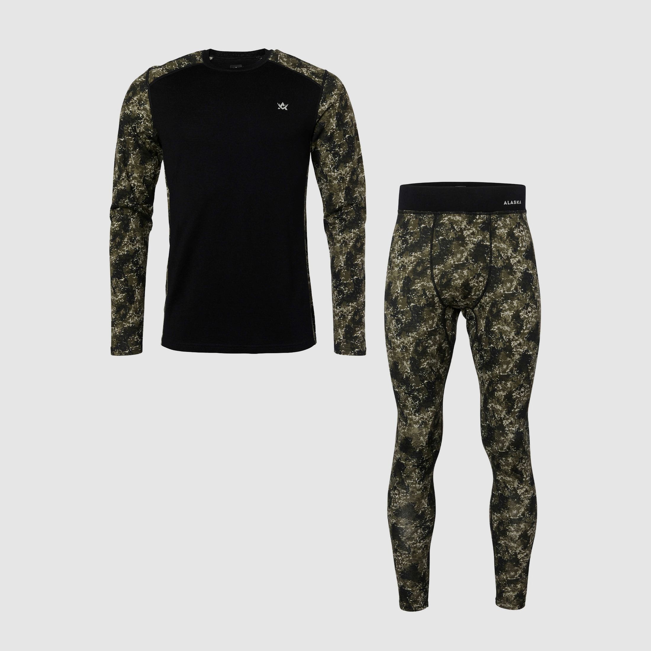 Alaska 1795 Merino Unterwäsche-Set Herren Blindtech Forest S