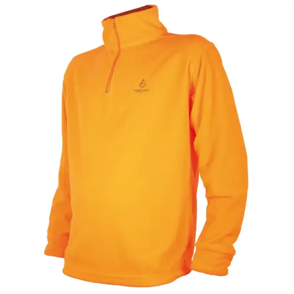 Polarowy Golf Z Zipem Treeland Pomarańczowy
