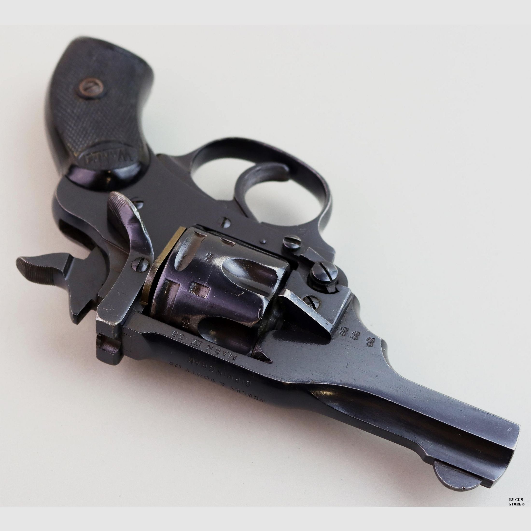 REVOLVER WEBLEY & Scott MOD. MARK IV CAL. 38 MATR. A90239, immagine 5 di 7