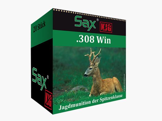 Sax cartucce per fucile KJG-SR .308 Win. 124 grains