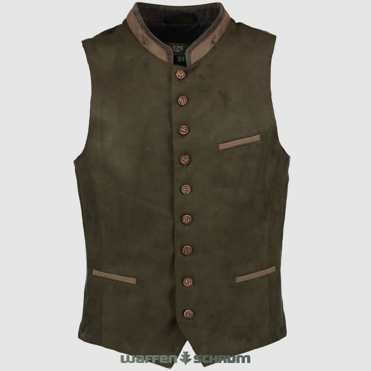 Gipfelstürmer Weste mit Leistentasche Dunkelgrün