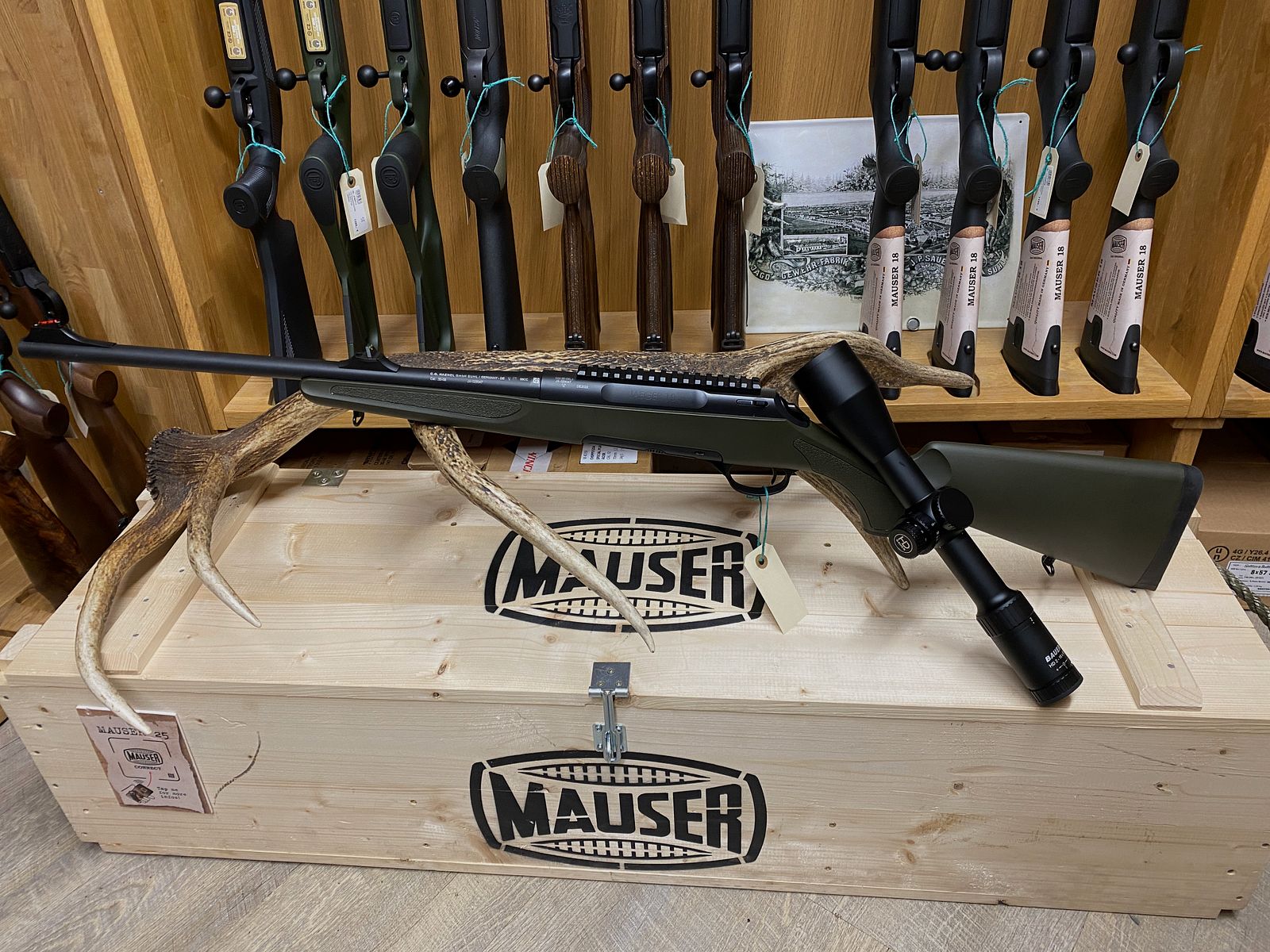 Haenel Varmint Jaeger 10, mit Bauer HD 2-16x50 L7F