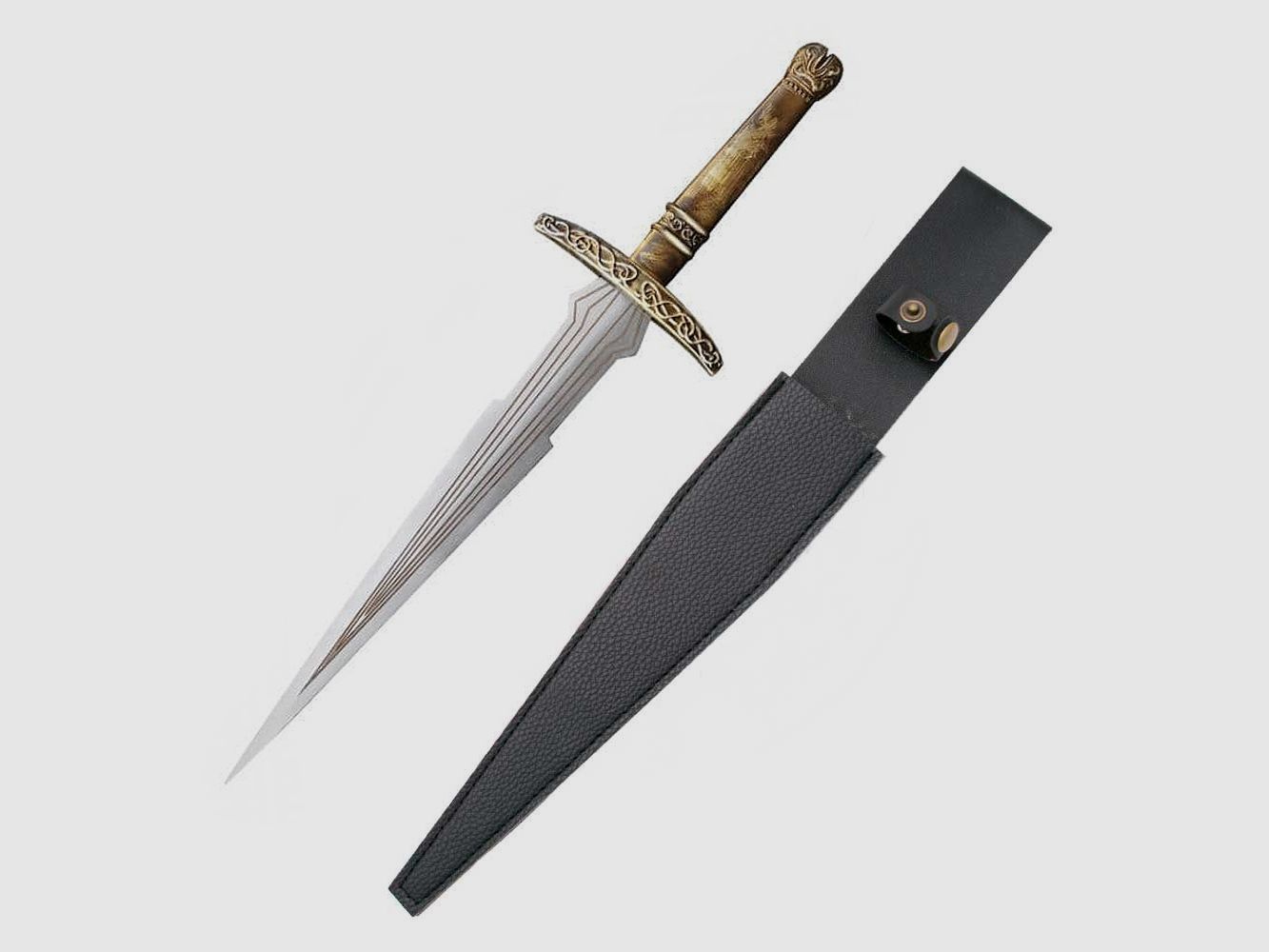 Lokidolch mit braunem Griffstück