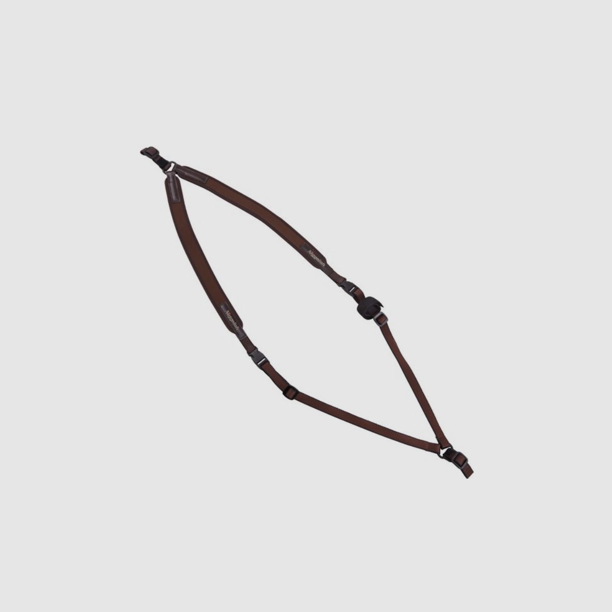 Rami plecaka NIGGELOH z neoprenu brązowego