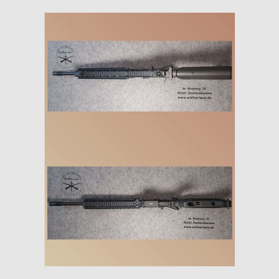 C.G. Haenel CR223 schwarz mit 16,75" mit Oberland Arms Schaft