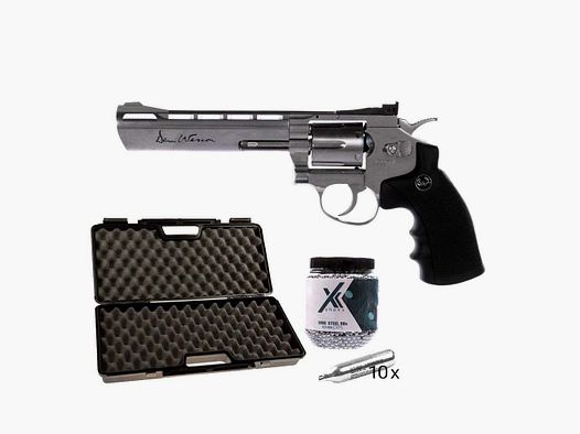 Dan Wesson 6 calowy rewolwer CO2 4,5 mm zestaw walizkowy