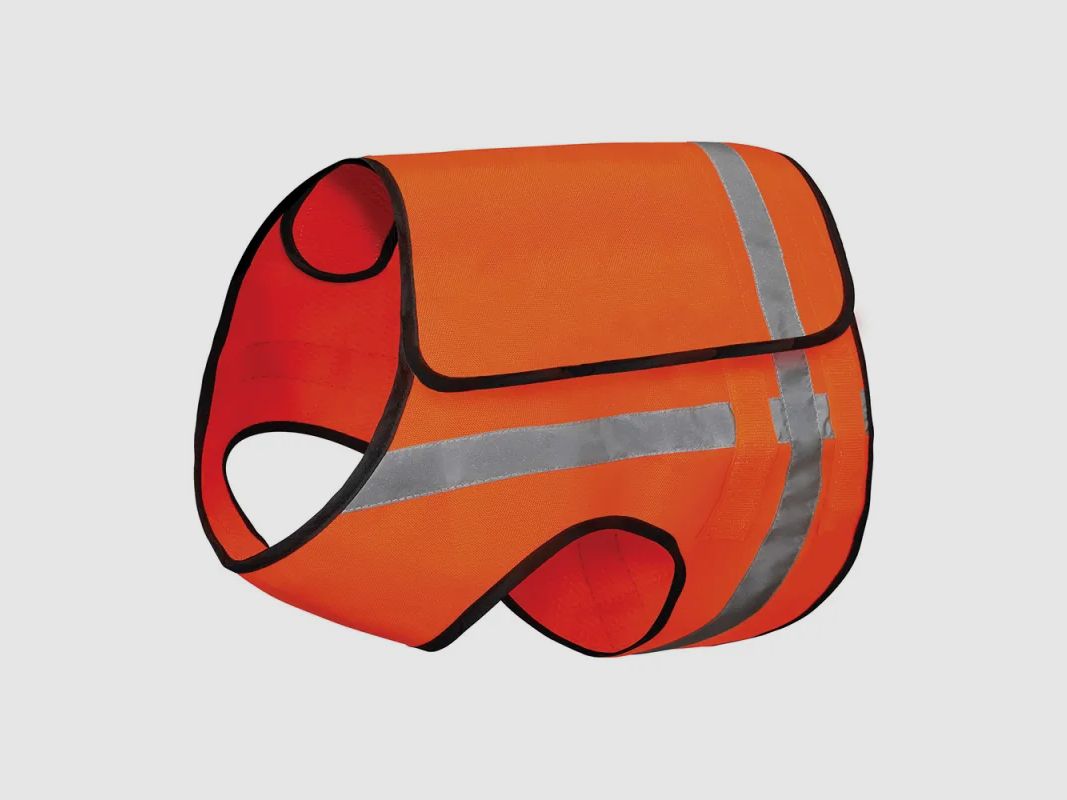 Sicherheitsweste Stepland orange fluo XL/2XL für große Hunde, Bild 2 von 7