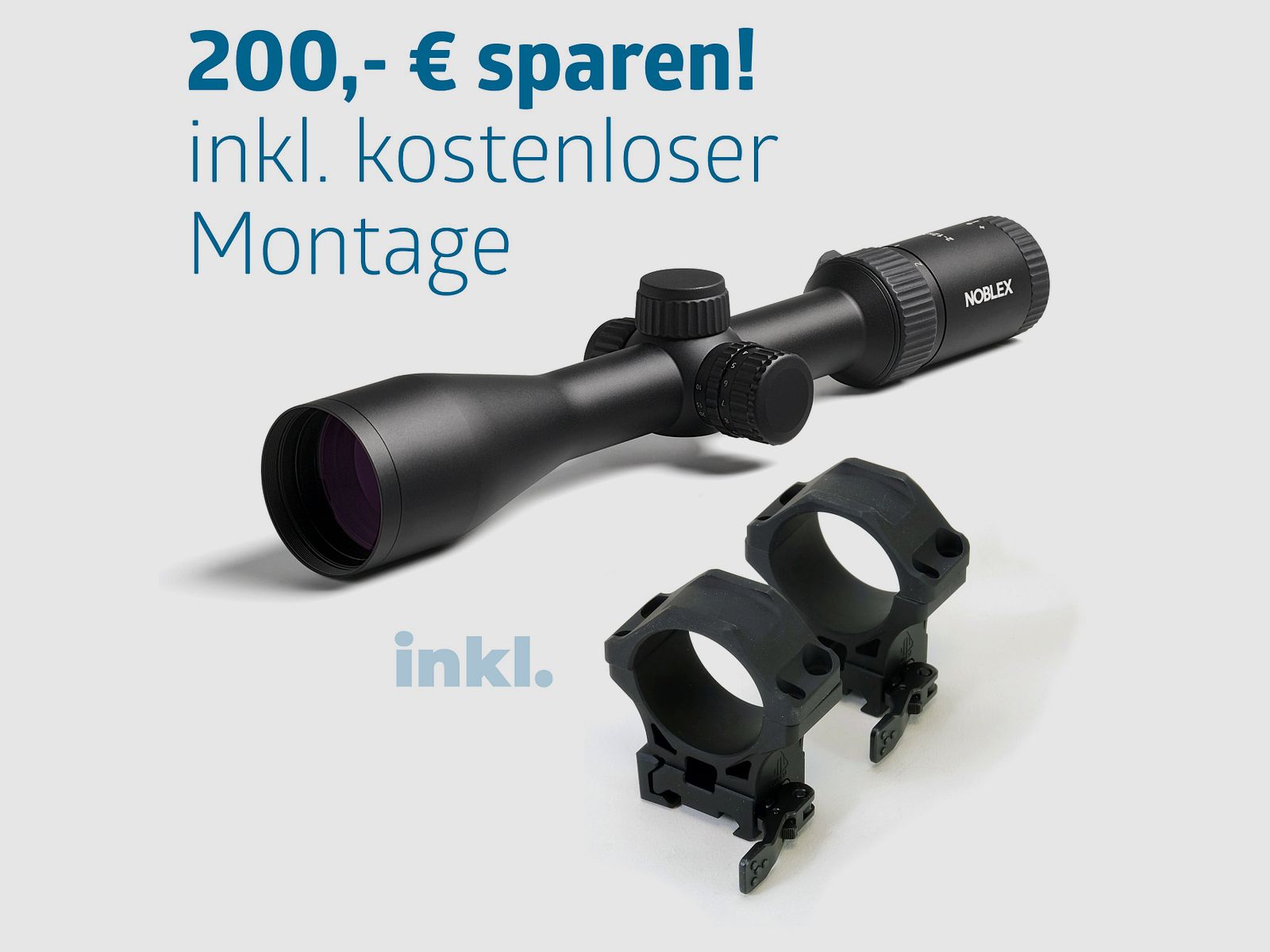 Sommerangebot | NOBLEX NZ6 2-12x50 inception inkl. Picatinny-Montageset
