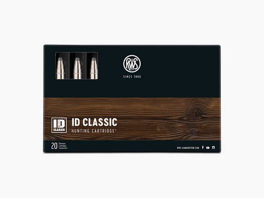 BALLES RWS 8X57 JRS ID CLASSIC 12,8G