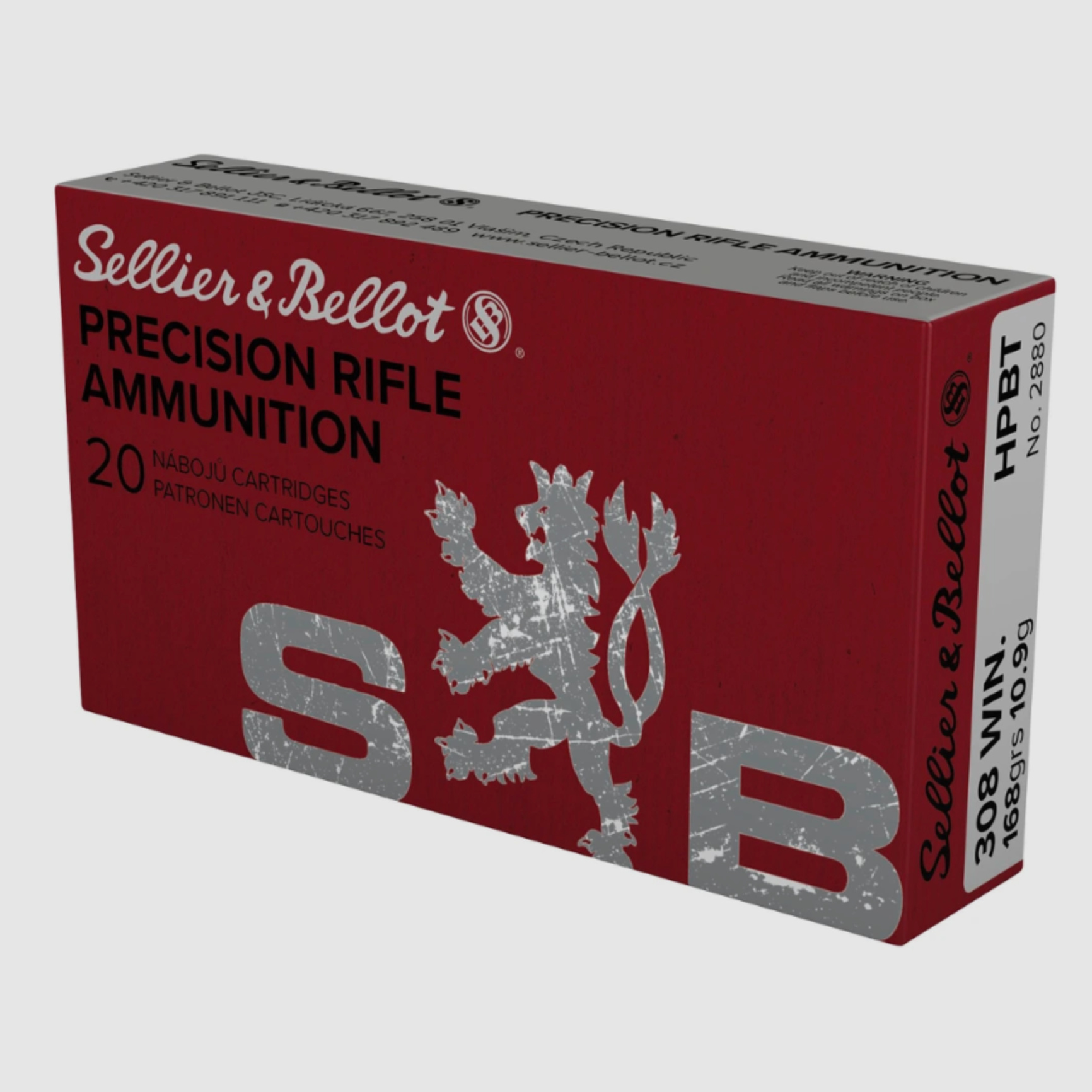 Sellier & Bellot 2000471 .308 Win. OTM HPBT 10,9g 168grs. 20 Stück