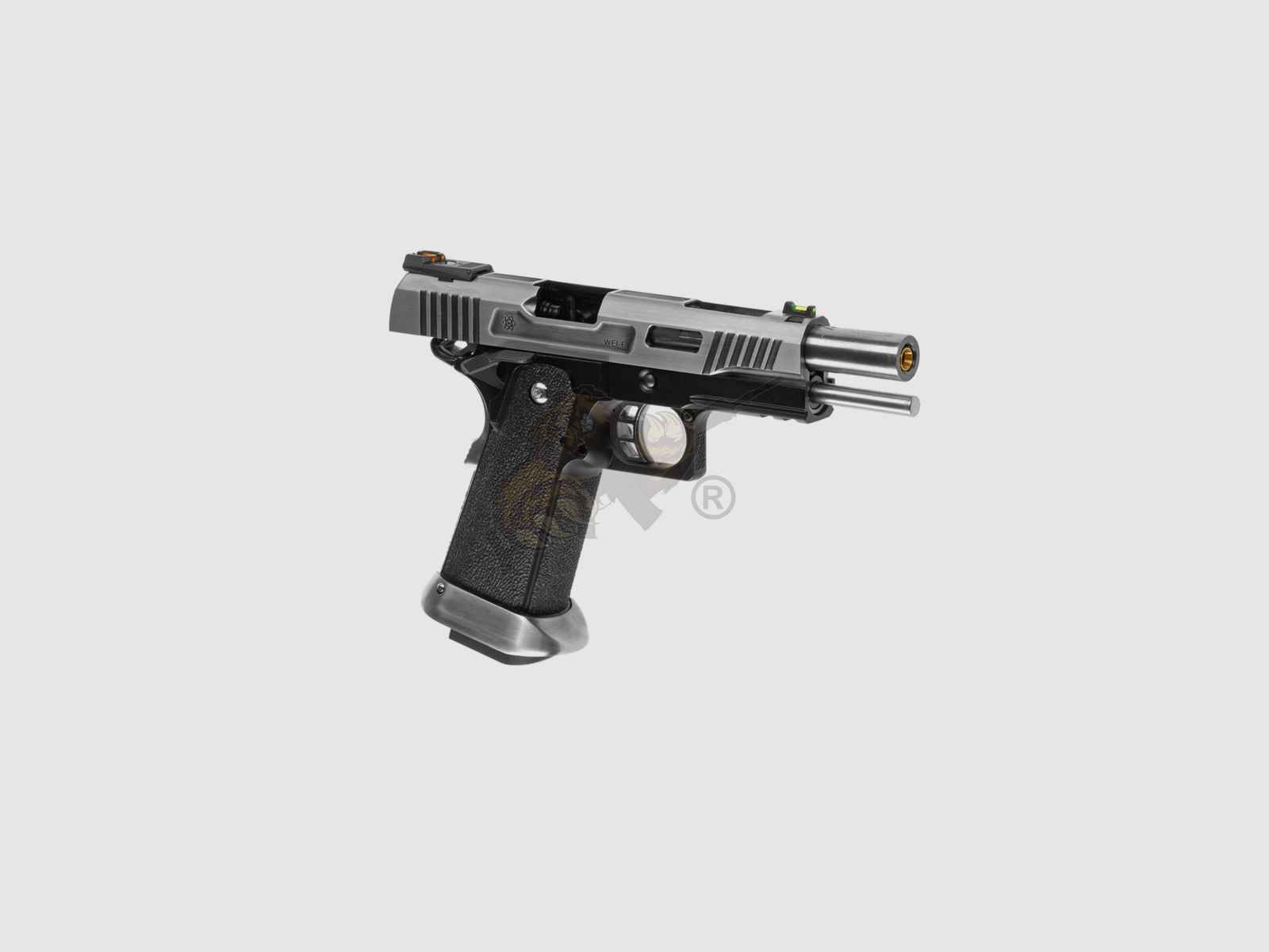 WE Hi-Capa 5.1 Force Full Metal Silver GBB -F-, immagine 5 di 6