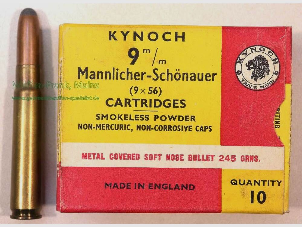 Kynoch, England Büchsenpatronen