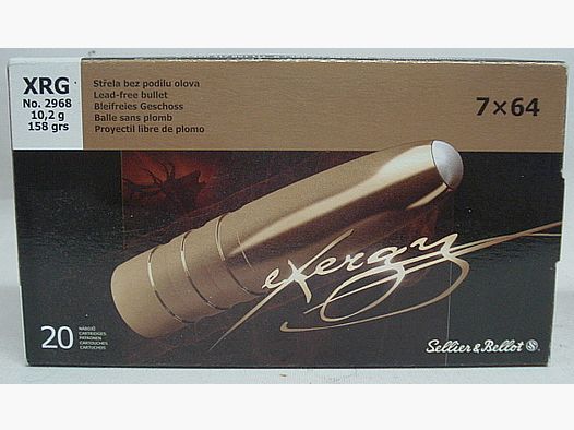 7x64 XRG exergy - 10.2g/158gr (a20)