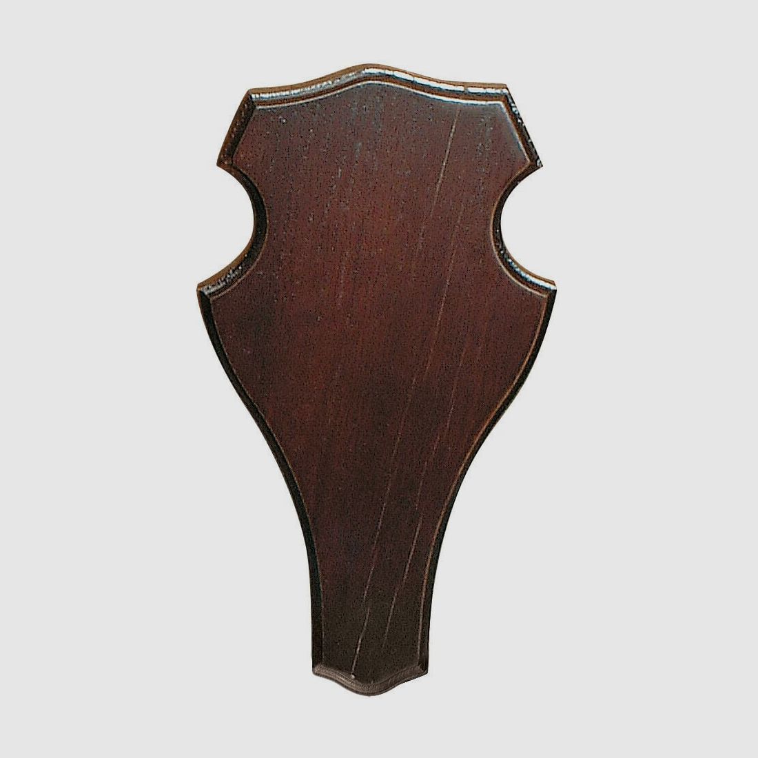 Massives Eichenschild für Damwild – Abgerundet – 29 x 18 cm