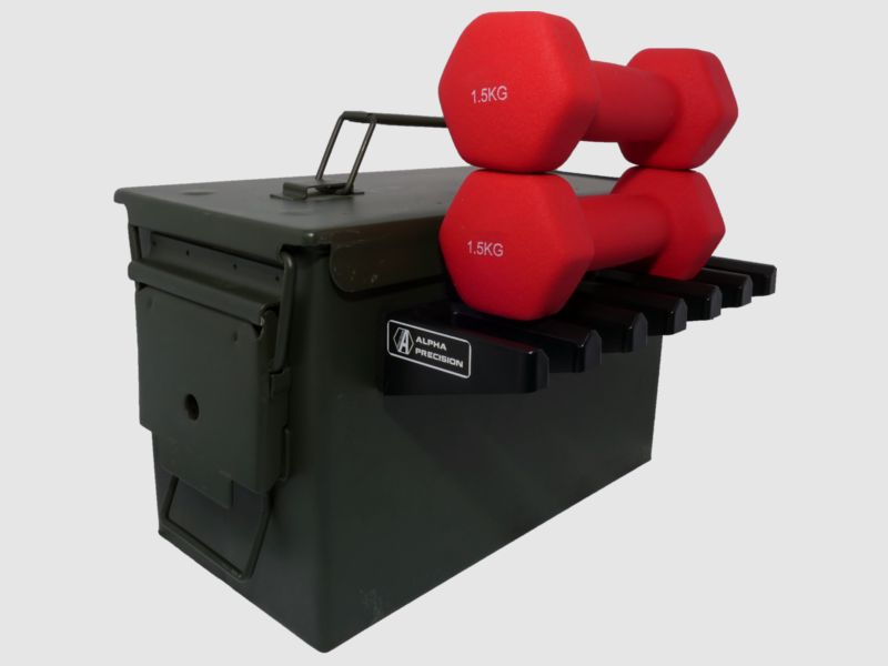 Alpha Precision - MagRack M6 - Para cargadores de armas largas y cortas