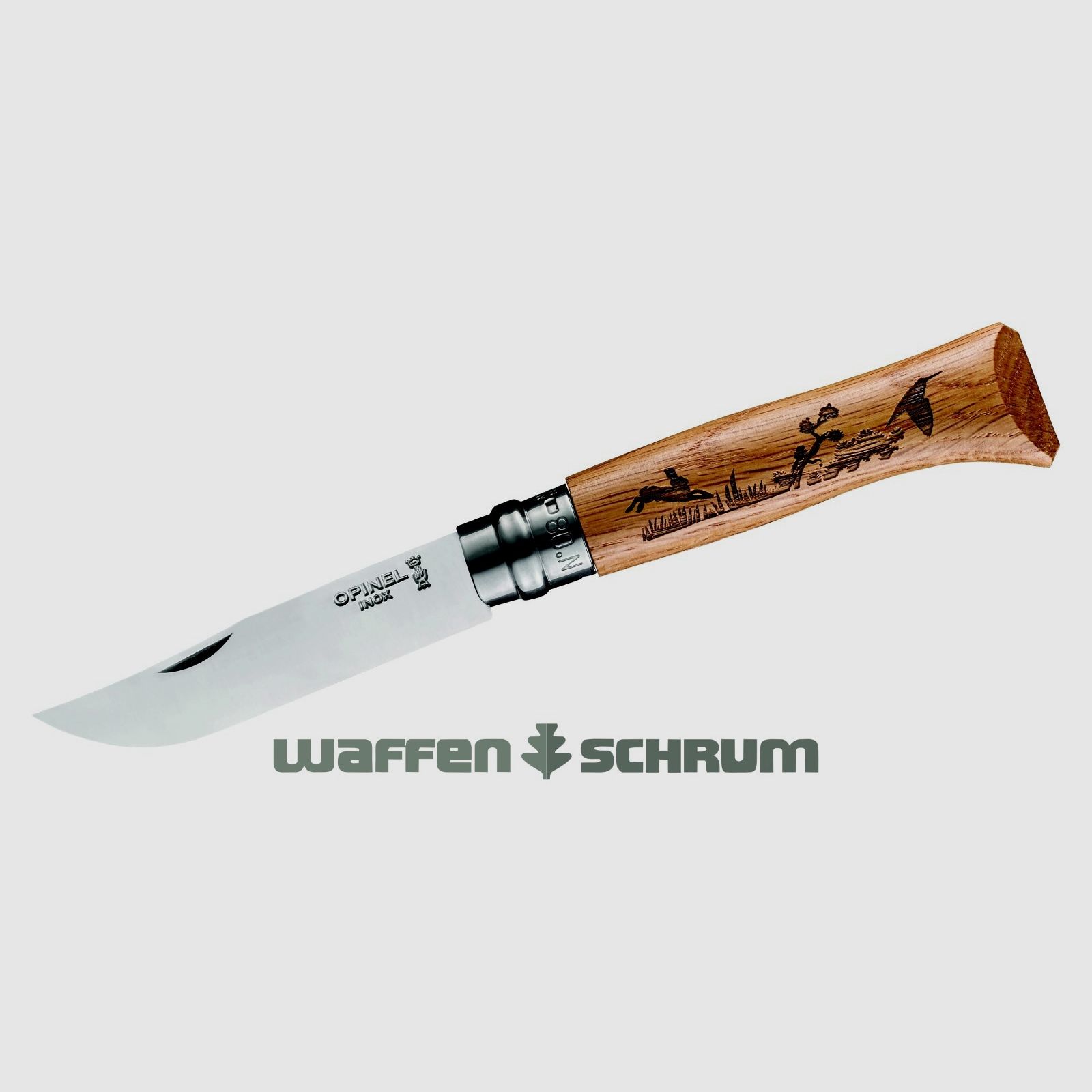 Opinel Knife Animalia stainless steel Hare
