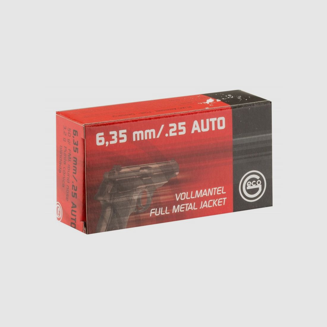 Geco Kal. 25 ACP-6,35mm, Bild 2 von 2