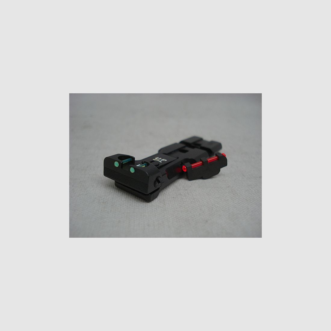 WXT S&W KL/N black Fiberoptic - Weaverbase im Blister, 02-F1