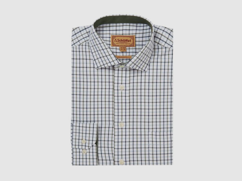 Schöffel H-Hemd Milton Tailored | blueberry/dk khaki green, Bild 1 von 12