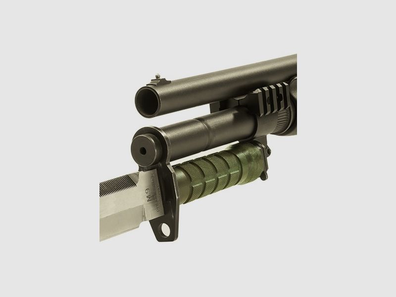 Bayonet mount with double Picatinny rail and sling swivel for Remington 870, image 2 of 2