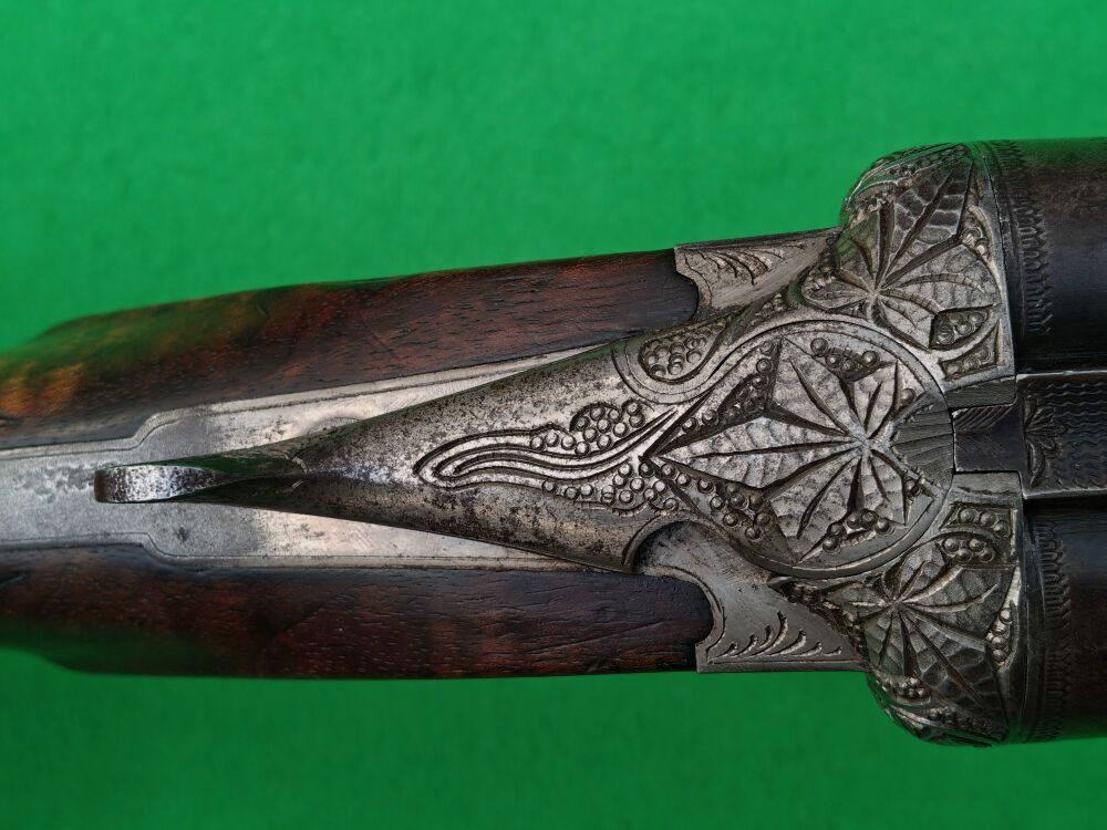 Inconnu fusil de chasse double 16/70