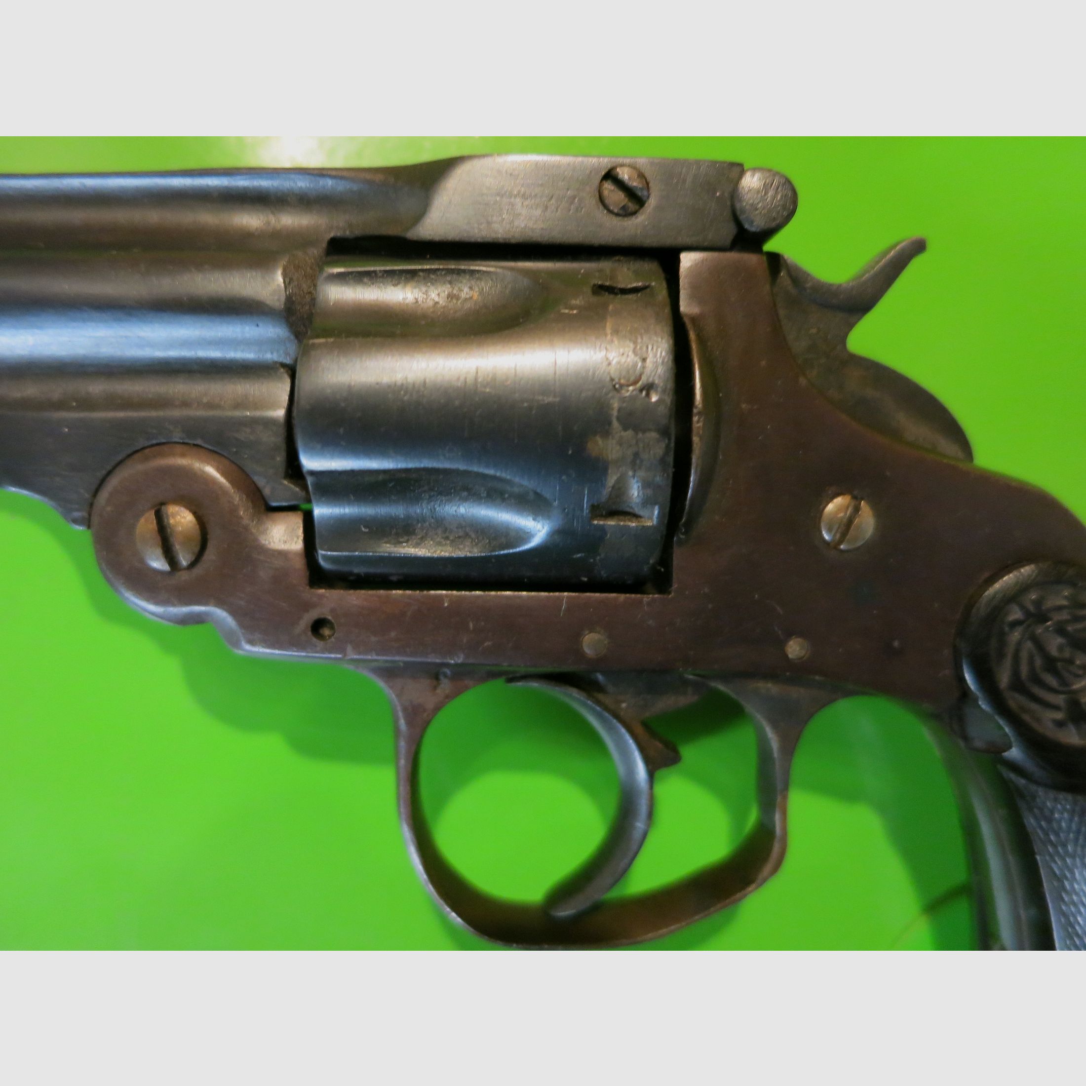 Garate Anitua & Co. (Marca) Kipplauf-Revolver, Kopie Smith & Wesson Frontier, super selten     #96-, Bild 3 von 13