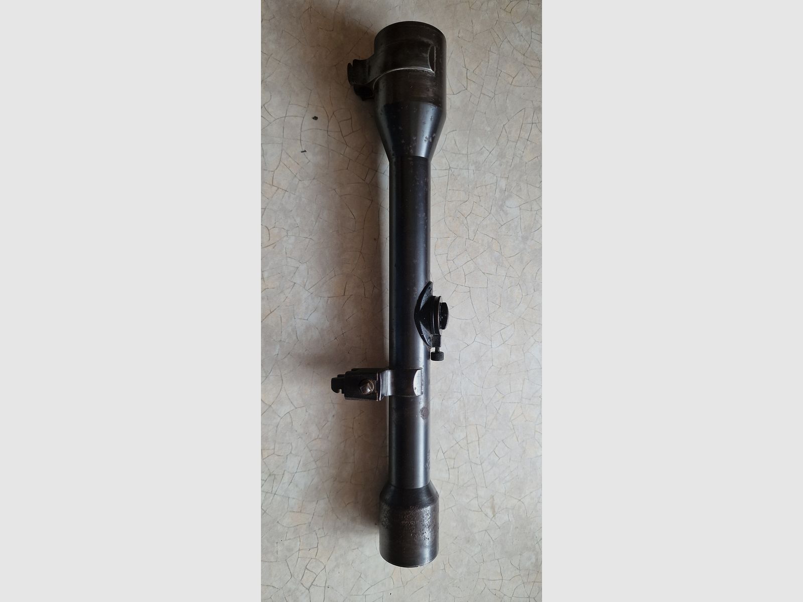Historical riflescope Carl Zeiss Jena "Zielsechs" (6x) – steel tube – WK2 / post-war