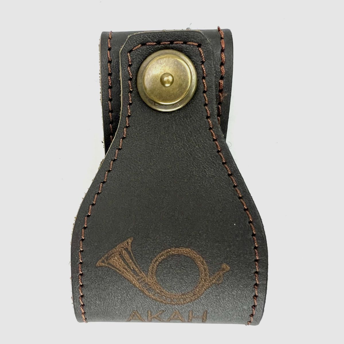 Jagdhornhalterung Leder