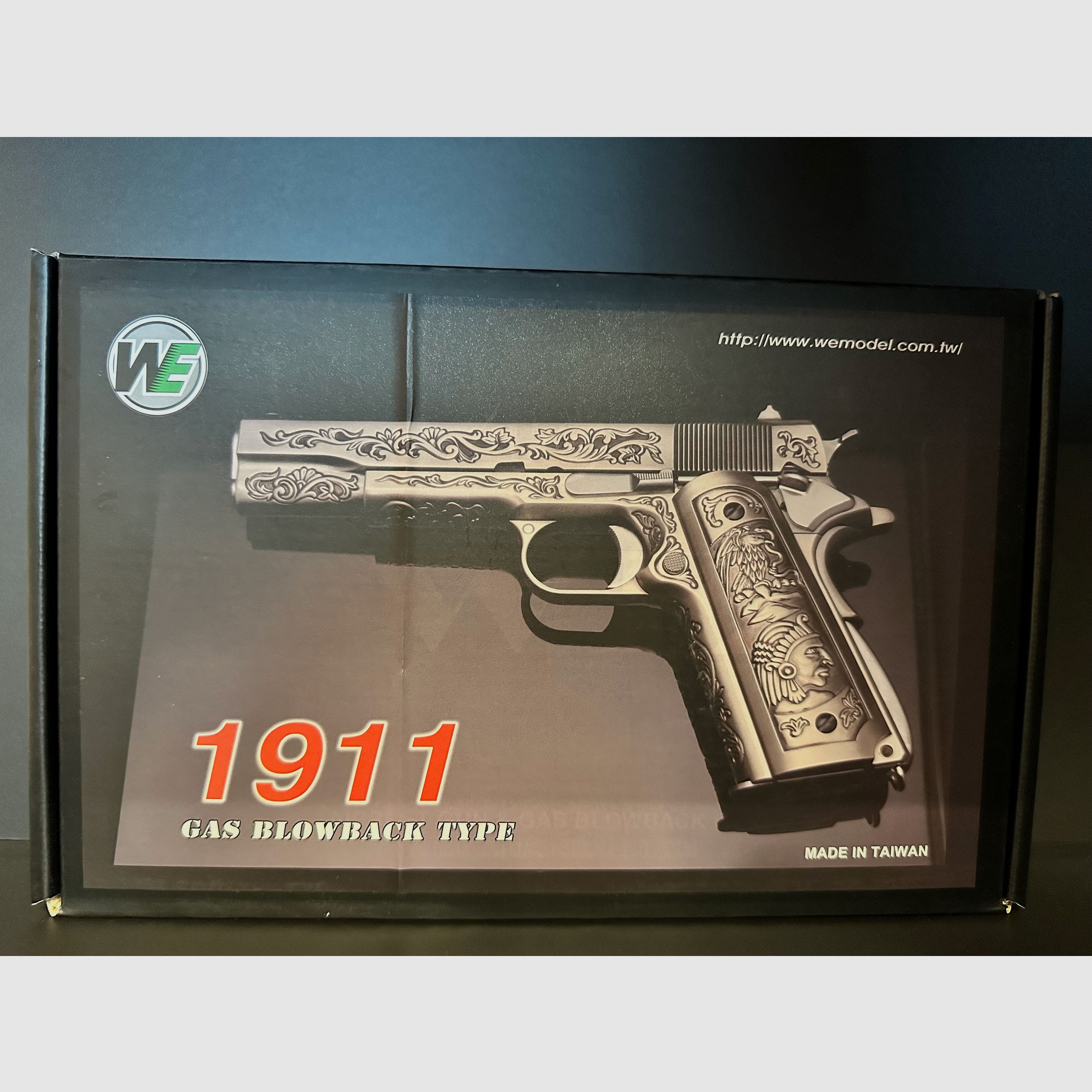 M1911 Etched Full Metal GBB WE mit Zubehör