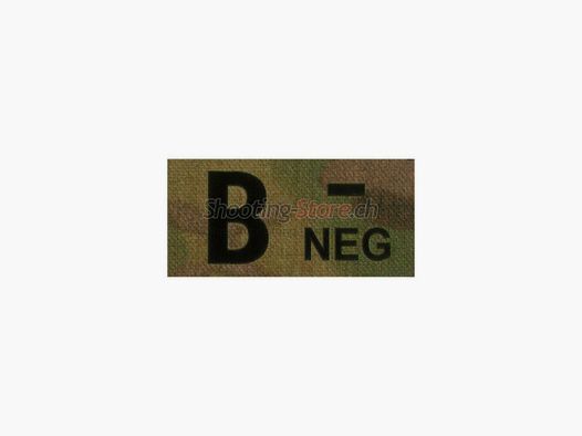 Clawgear B Neg IR Patch Multicam