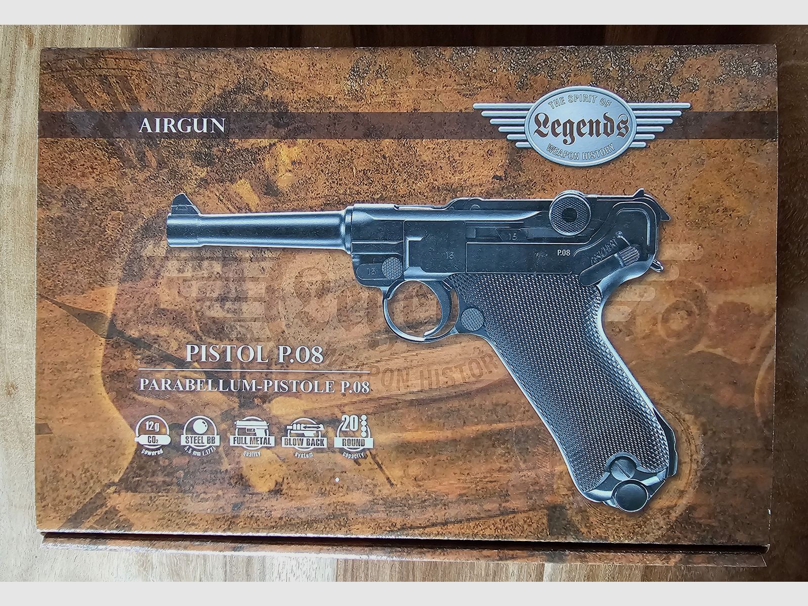 Umarex CO2 Pistole  Legends P08 4,5 mm BB