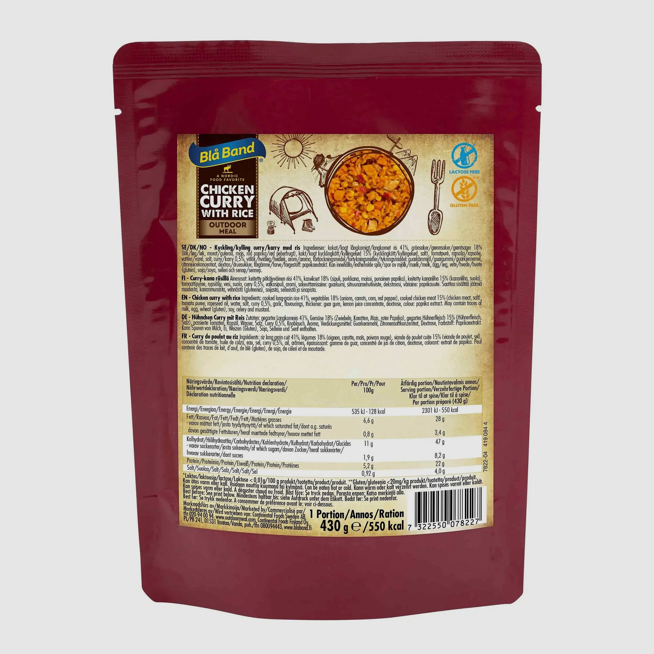 Bla Band Bla Band Curry-Hühnchen mit Reis