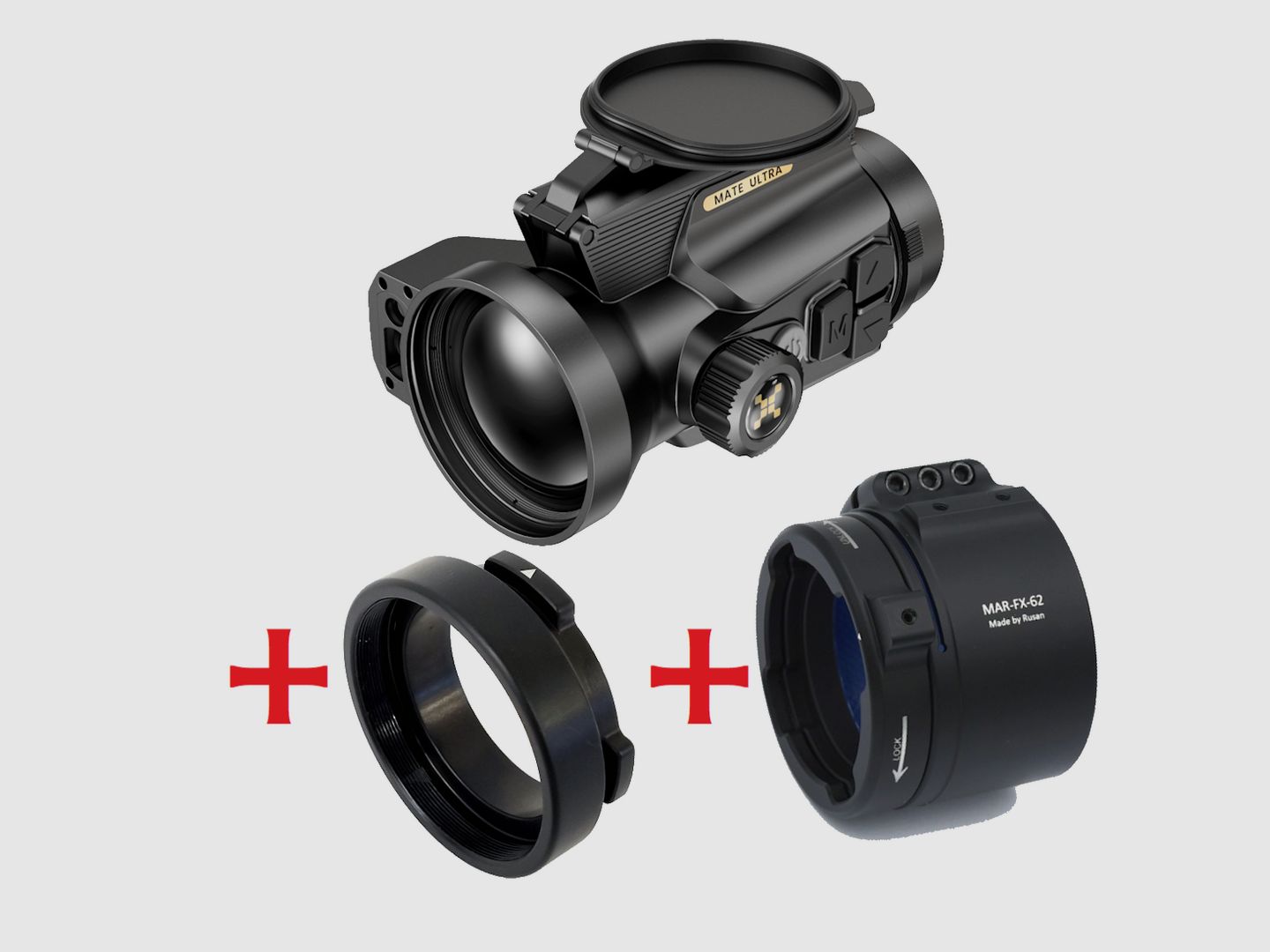 Nocpix Mate Ultra S60R thermal imaging attachment in premium complete set