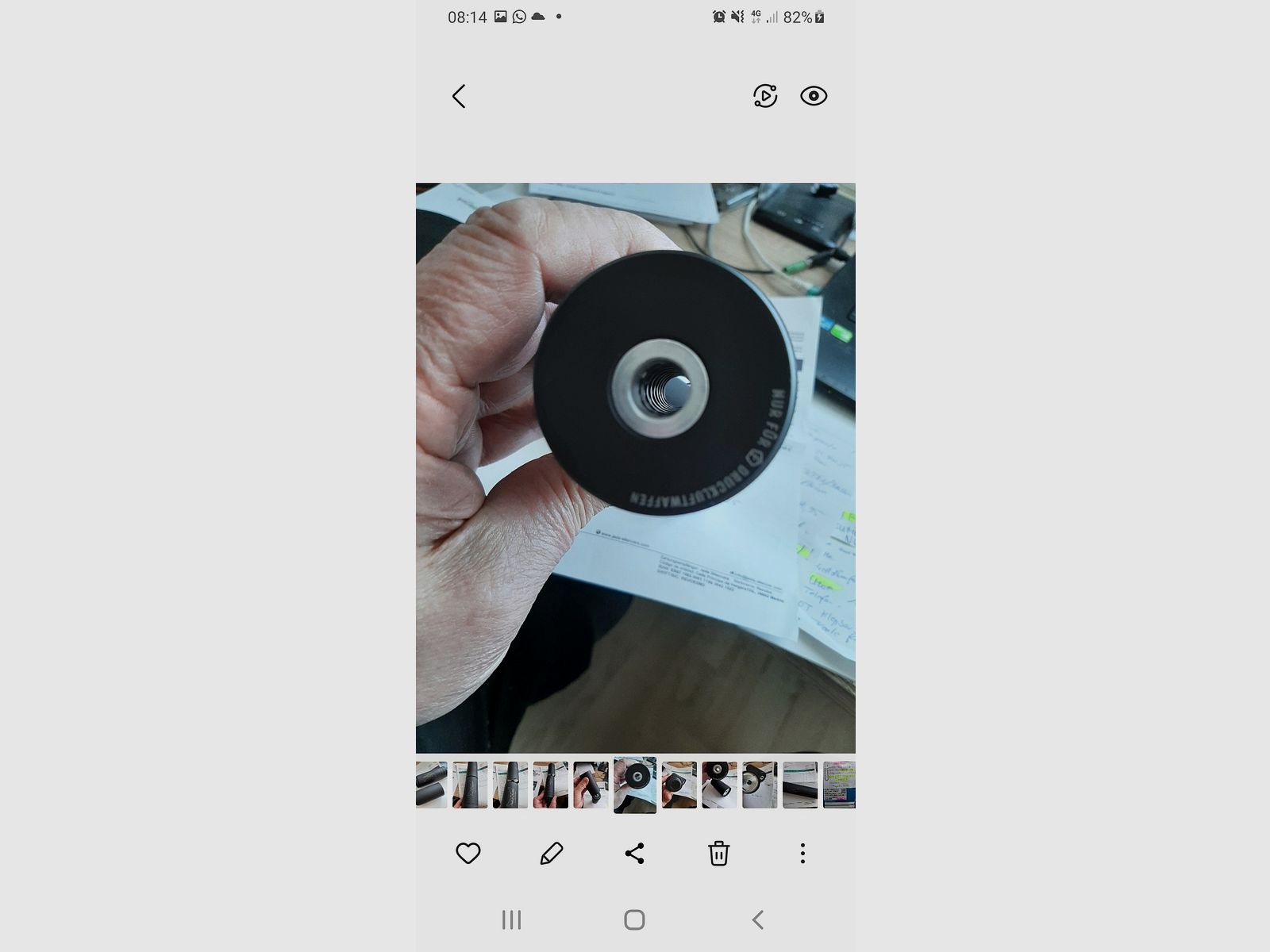 Geluiddemper JADS Waldkauz V4 Kaliber 9 mm/35 voor F wapens