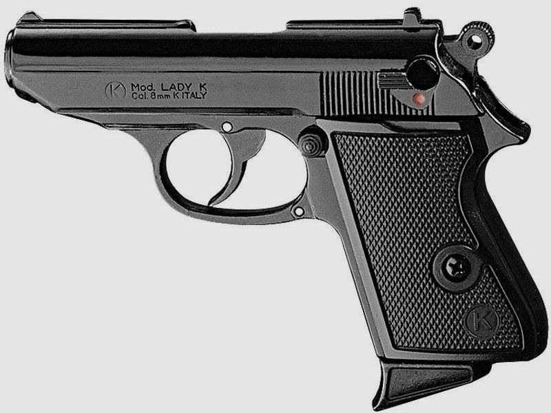 Kimar Pistool Lady K Zwart kal. 8 mm blank, afbeelding 1 van 2