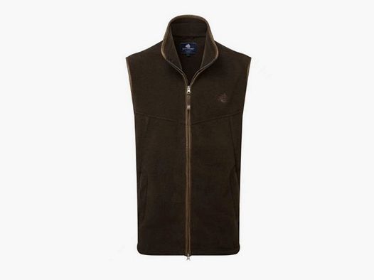 ShooterKing Oxford Fleece Vest Brown Melange